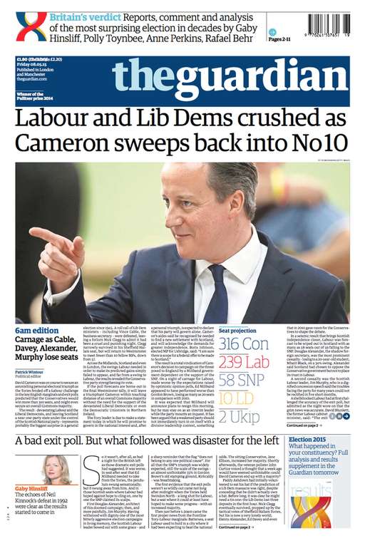 Guardian Front Page